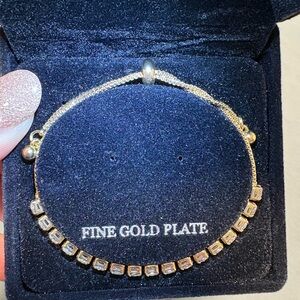 Gold Plated Cubic Zirconia Bracelet